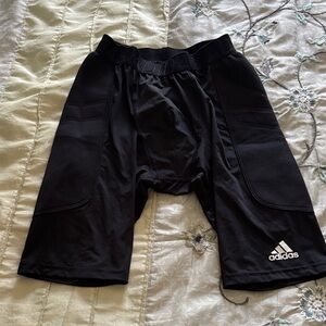 Adidas Black Athletic Shorts, mens small